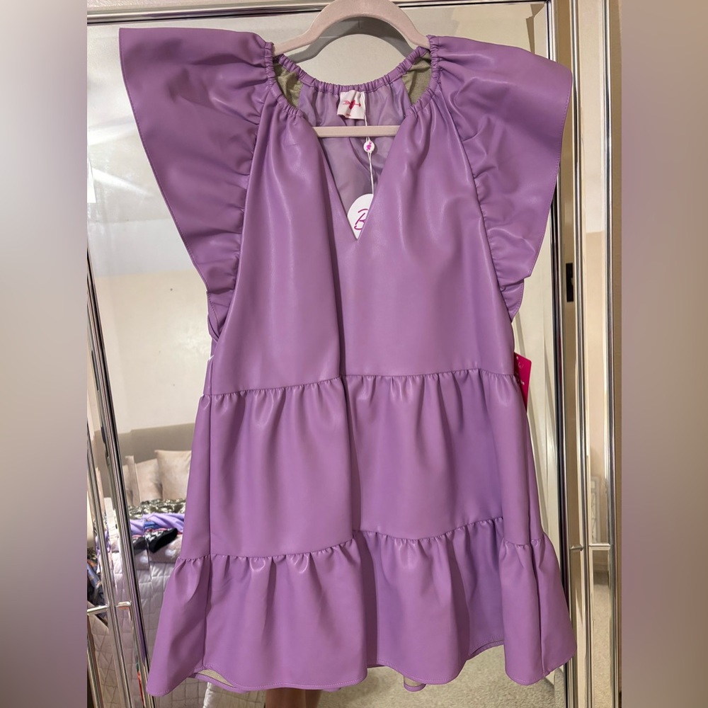 Buddy Love Lavender Gathered Top